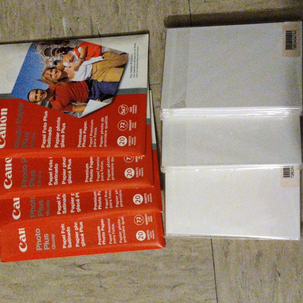 5x7 4x6 Canon Photo Paper Bundle